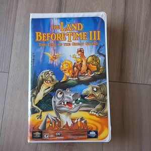 The Land Before Time III 3 The Time of the Great Giving VHS Clamshell Untested